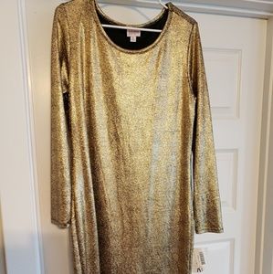 LuLaRoe Debbie Long Sleeve Pencil Dress